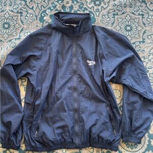 Reebok Men's Navy Windbreaker Jacket